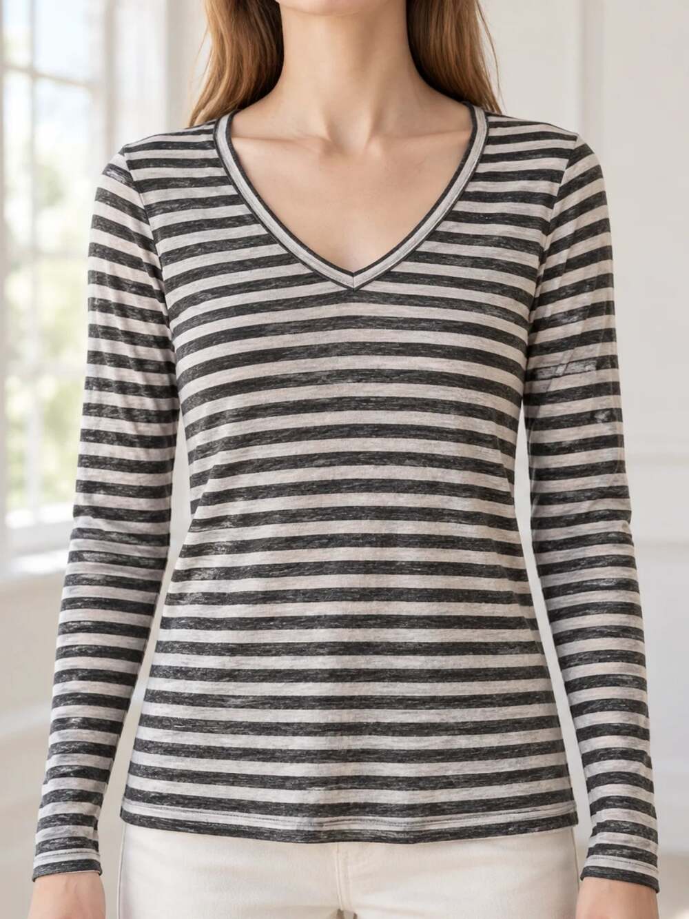 Michael Stars For Anthropologie Striped Tee Womens XS S
